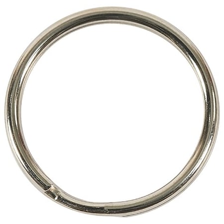 Bsc Preferred .970'' Nickel Plated Split Key Rings, 100PK SR100